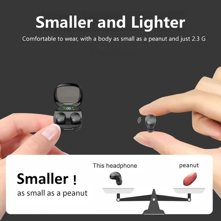 Unsichtbare Kopfhörer Mini in Ear Kopfhörer Bluetooth Schlafkopfhörer Seitenschläfer Schlaf Kopfhöre