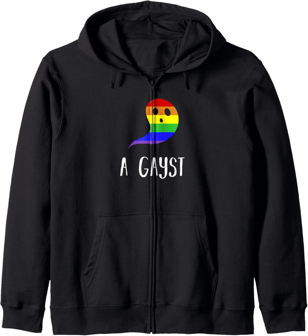 A Gayst Regenbogen Geist LGBT Halloween Gay Pride Kapuzenjacke