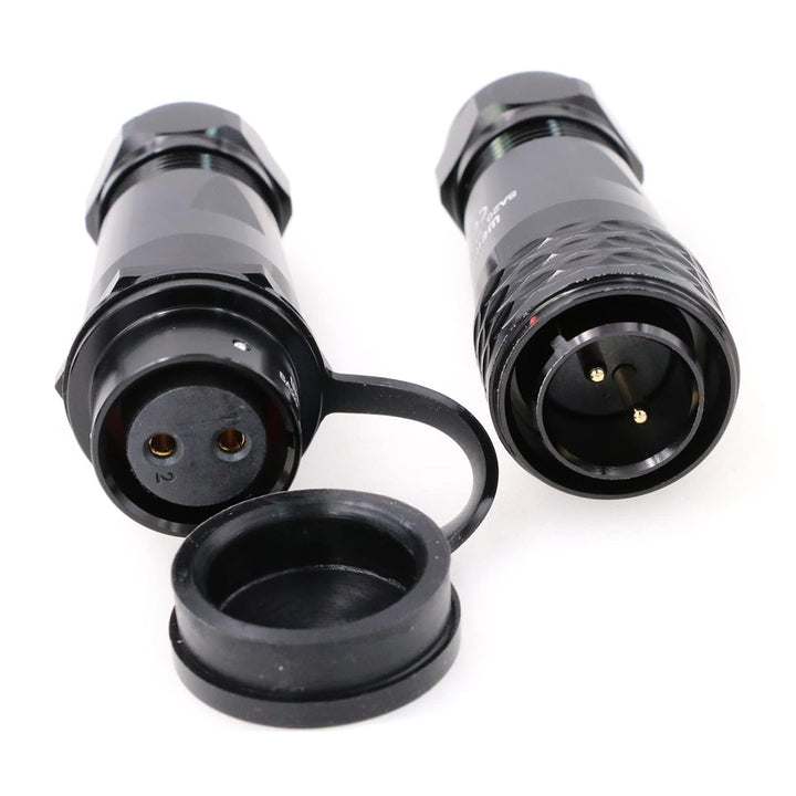 Eonvic WEIPU SA20 2-Pin Male and Female Plug Waterproof Connector Bluetti Power Station Aviation Cir