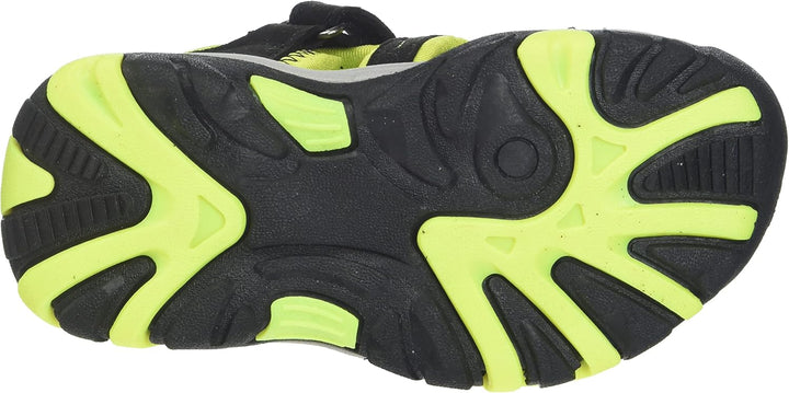 Richter Kinderschuhe Jungen BoulderSandale 31 EU Schwarz Neongelb, 31 EU Schwarz Neongelb