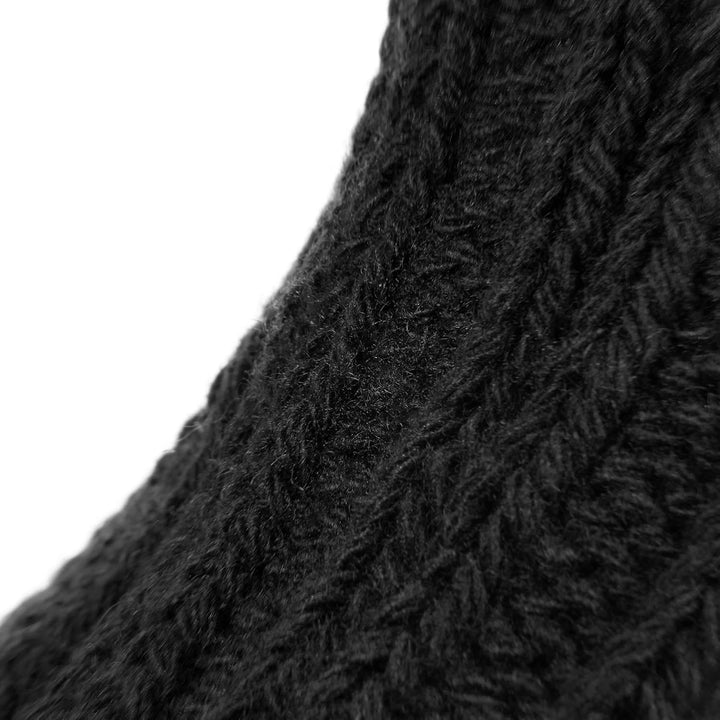 Brubaker 4 Paar Alpaka Socken sehr dick flauschig und warm - reine Alpakawolle 39-42 Schwarz, 39-42