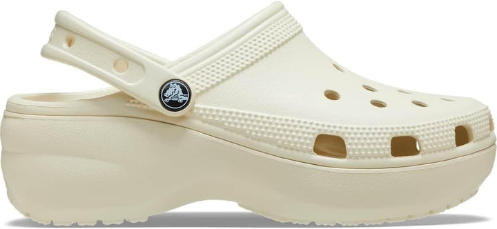 Crocs Damen Classic Platform W Clogs 34/35 EU Bone, 34/35 EU Bone