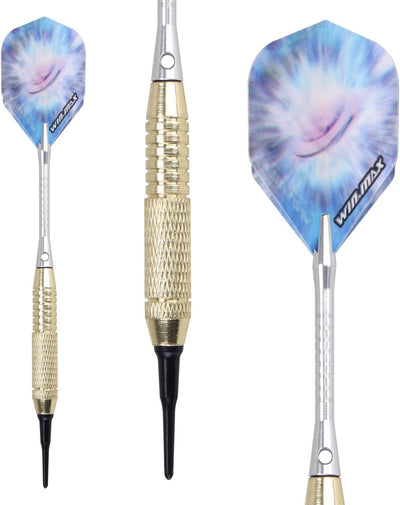 WIN.MAX Dartpfeile mit kunststoffspitze für elektronische dartscheibe 12 Stück Soft Darts Pfeile Set