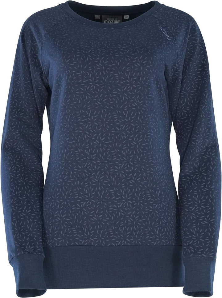 mazine Damen Moon Sweater - Navy/Printed - XL