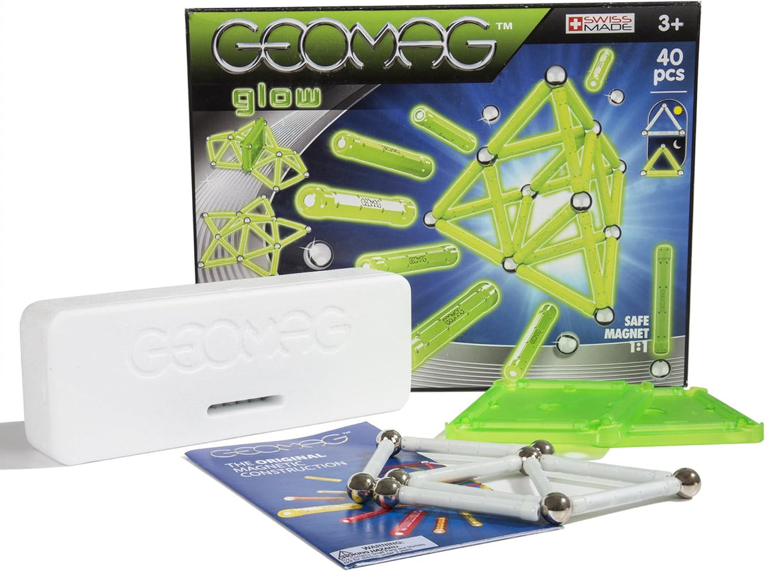 Geomag, Classic Glow 330, Magnetkonstruktionen und Lernspiele, 3 Jahre to 99 Jahre, 40-teilig 40 Stü