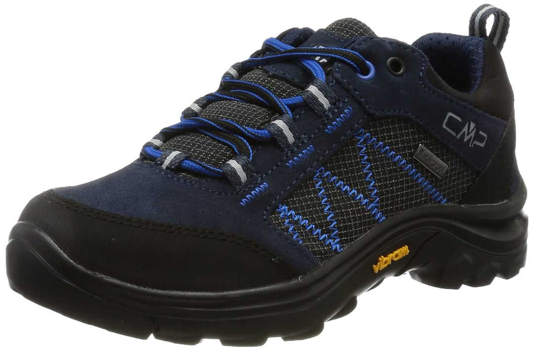 CMP Unisex Kids Thiamat Low 2.0 Trekking Shoe Wp 33 EU Black Blue, 33 EU Black Blue