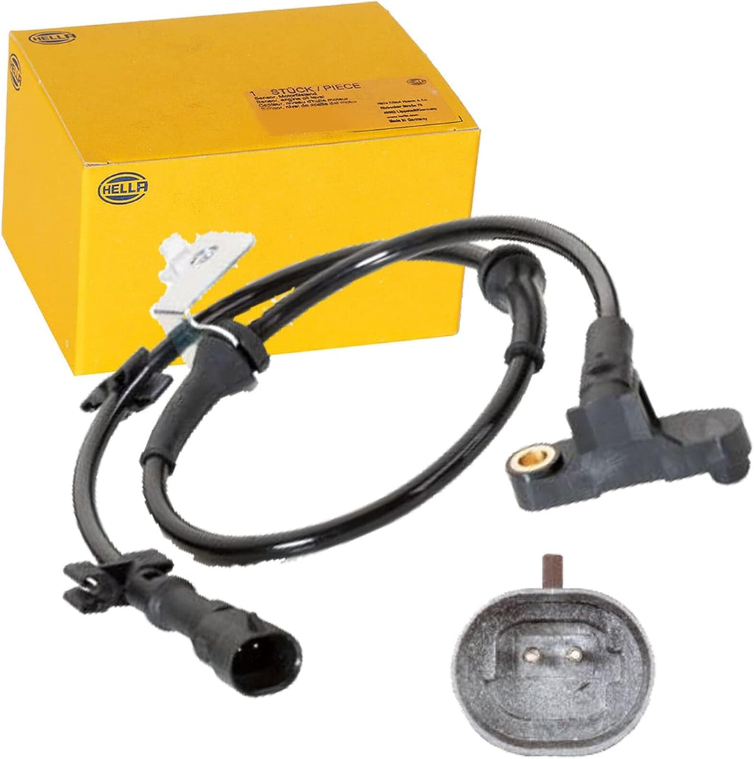 HELLA 6PU 230 040-291 Sensor, Raddrehzahl - 2-polig - Vorderachse - mit Halter
