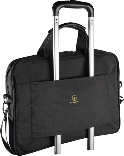 Exacompta 17434E Premium Laptop-Umhängetasche Exactive mit vielen Innentaschen wasserabweisend, pass