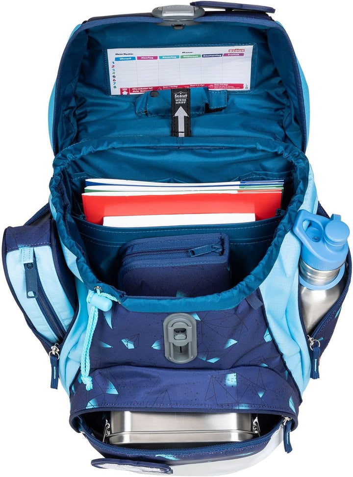 Scout Alpha Schulranzen-Set 4-tlg. Exklusiv LED Pegasus 2023