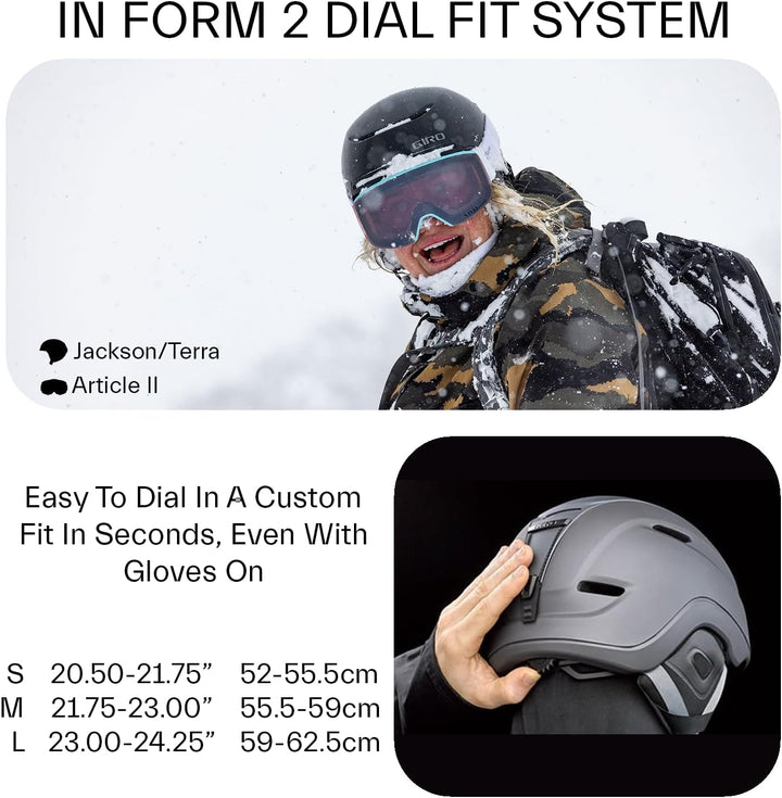 Giro Herren Jackson MIPS Ski-/Snowboardhelm M Matte Black, M Matte Black
