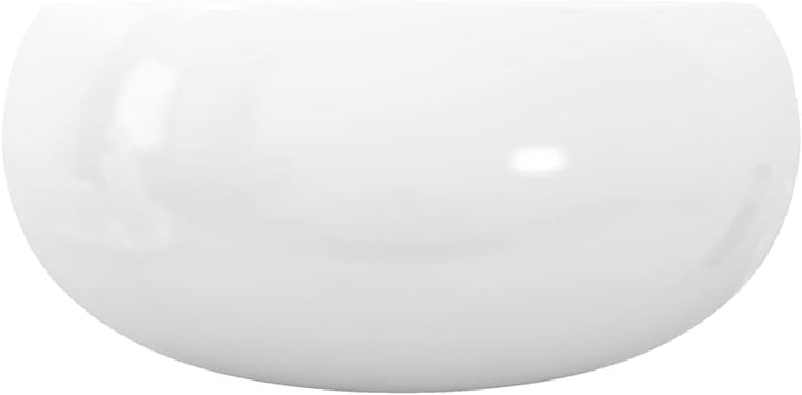 vidaXL Waschbecken Keramik Weiss 40x15cm Waschtisch Waschplatz Waschschale, Weiss