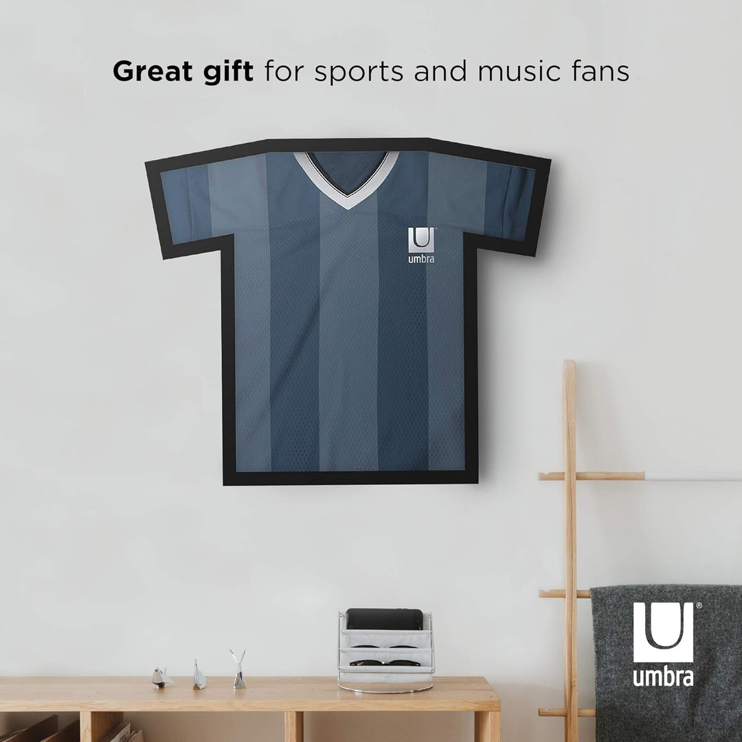 Umbra T-Frame Trikotrahmen - Bilderrahmen für T-Shirts und Fussballtrikots für Erwachsene bis Grösse