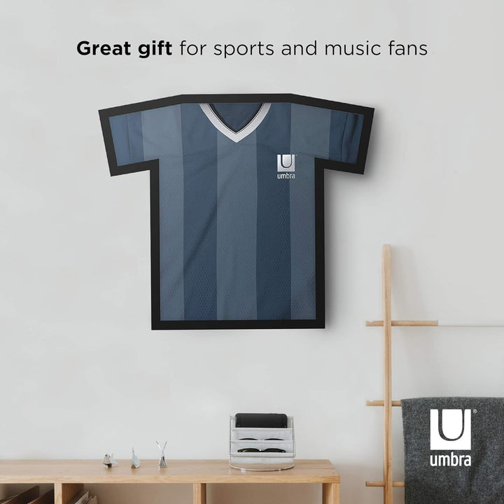 Umbra T-Frame Trikotrahmen - Bilderrahmen für T-Shirts und Fussballtrikots für Erwachsene bis Grösse