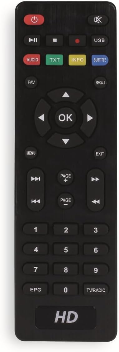 RED OPTICUM AX C100 HD Kabelreceiver I Digitaler Kabel-Receiver HD mit LED-Display - EPG - HDMI - US