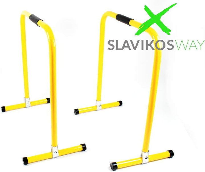 Paar Dip Station Barren Fitness Parallettes 73x61cm Calisthenics 9010014