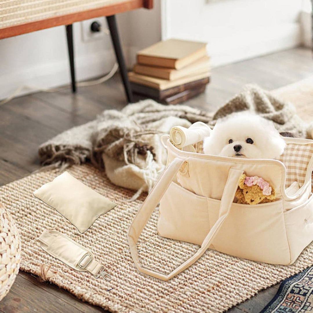 Abonda Tragetasche für Haustiere | Katzen Handtaschenträger,Seitentaschen-Design, kleine Katzentasch