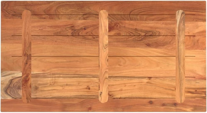 vidaXL Tischplatte, Holzplatte Rechteckig, Massivholzplatte für Bartisch Beistelltisch Esstisch, Ers