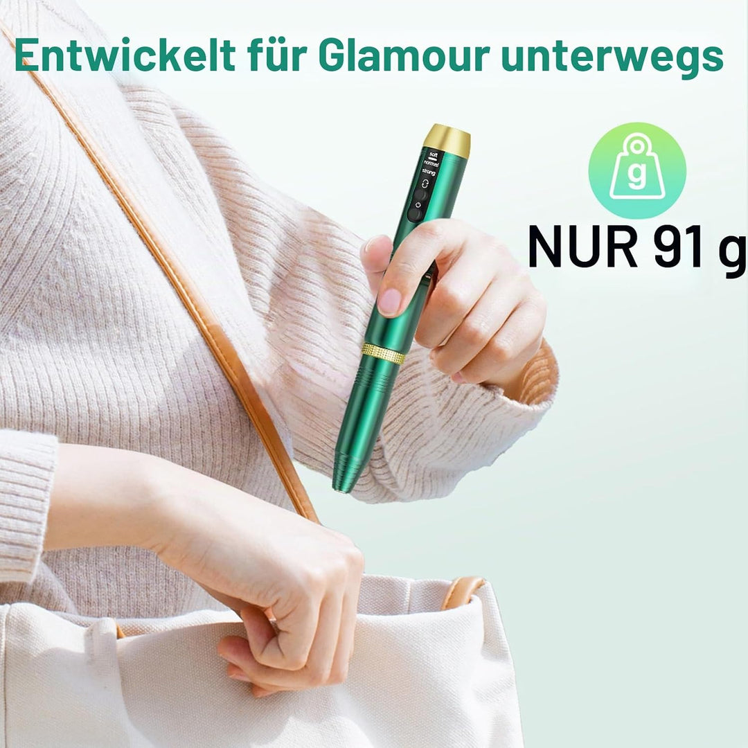Nagelfräser Kabellos, Fräser für Gelnägel, Elektrische Nagelfeile Tragbar Nail Drill, 11 in 1 Manikü