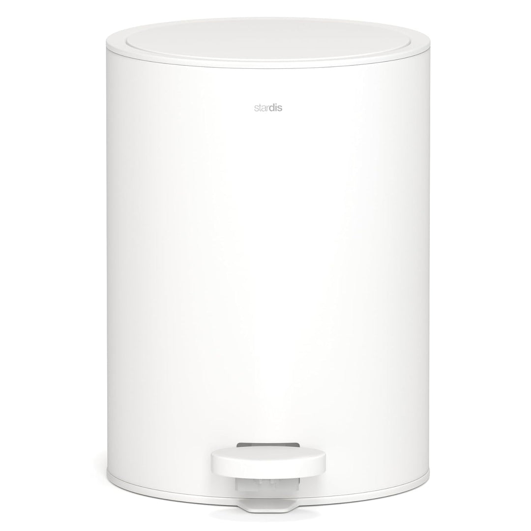 3 Liter Treteimer Edelstahl matt Softclose Klappdeckel leise schliessend Inneneimer Mülleimer Abfall