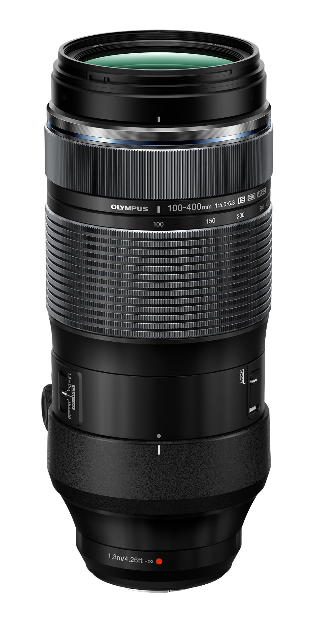 Olympus M.Zuiko DIGITAL ED 100-400mm F5.0-6.3 IS, Supertelezoom, geeignet für alle MFT-Kameras (Olym