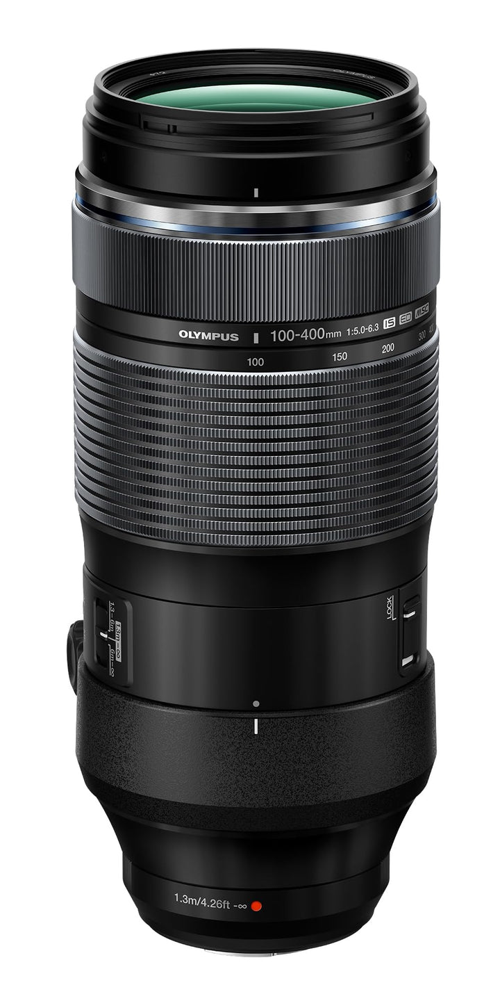 Olympus M.Zuiko DIGITAL ED 100-400mm F5.0-6.3 IS, Supertelezoom, geeignet für alle MFT-Kameras (Olym