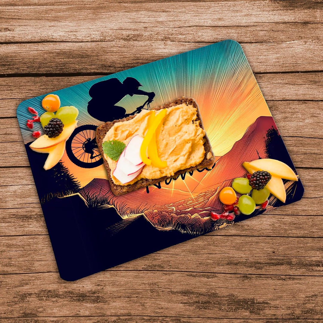 Vesperbrettchen mit Name/Frühstücksbrettchen Brotzeitbrettchen Schneidebrettchen mit Motiv und Perso