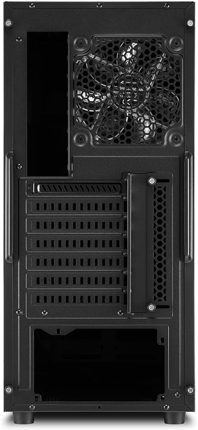 Sharkoon S25-W Gehäuse schwarz USB 3.0, 3x 120-mm-Lüfter vorinstalliert, Acryl-Seitenteil