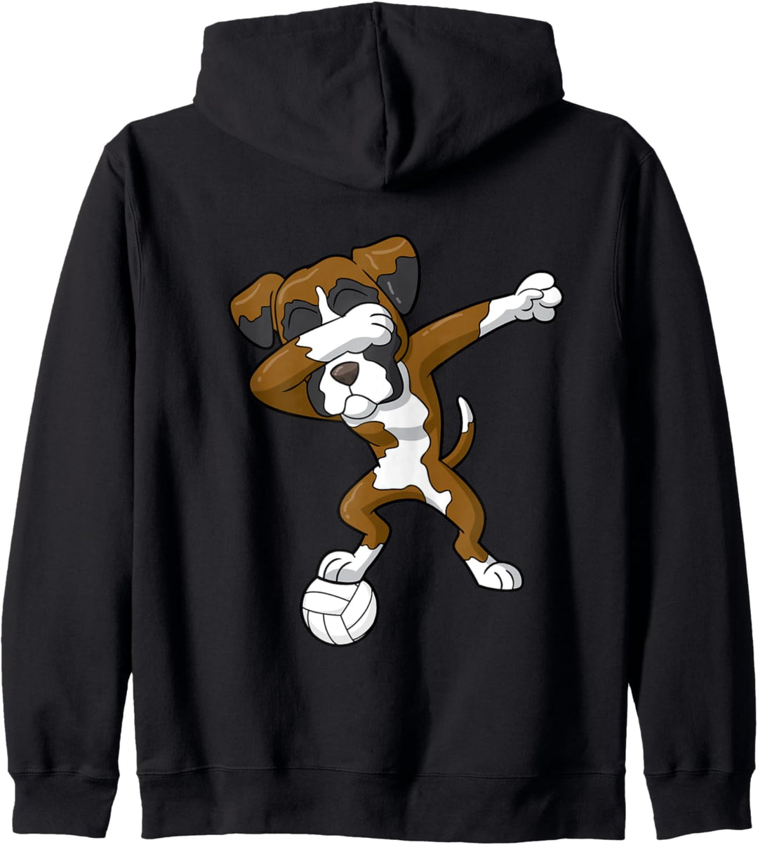 Volleyball Dabbing Boxer Dog Dab Dance Sports Humor Kapuzenjacke