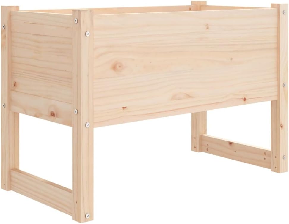 homiuse Pflanzkübel 78x40x52 cm Massivholz KieferHochbeet Blumentopf Gross PflanzküBel Gross AussEn