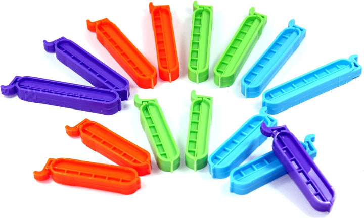 Gefrierbeutelclips 96 Stk. Frischhalteclips Verschlussclips Tütenclips Clips Beutelclips Beutelversc