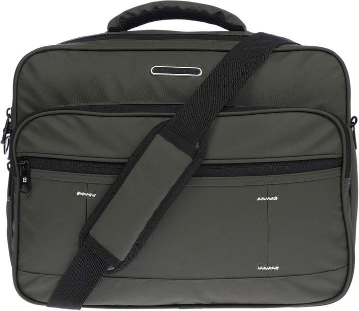 Christian Wippermann XXL Herren Umhängetasche Flugbegleiter Tasche Messenger Arbeitstasche 17 Zoll L
