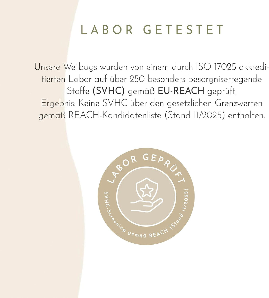 ARTEE Nasstasche für Kita-Wechselwäsche, Wasserresistent, Waschbar, mit Reissverschluss, für Kinderg