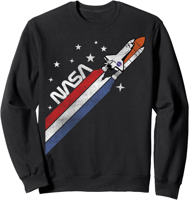 NASA Shuttle Take-Off Stripes Vintage Sweatshirt