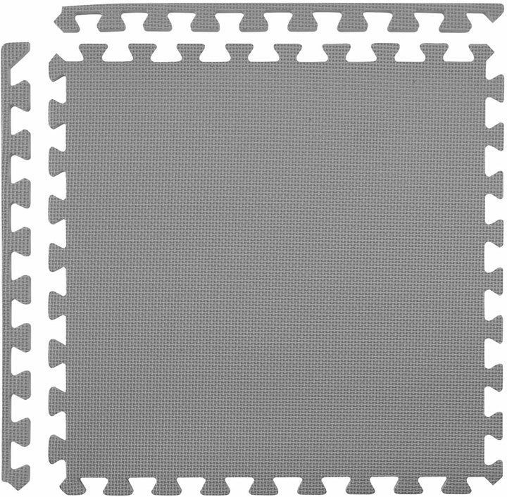 vidaXL Pool Bodenschutzmatte 40 STK. Grau 14,4 m² Eva-Schaum