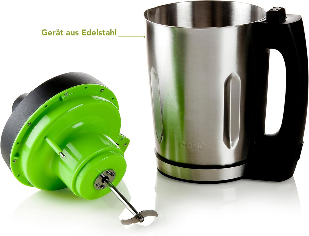 Domo DO498BL Suppenkocher, Rostfreies Metall, 1.6 liters,