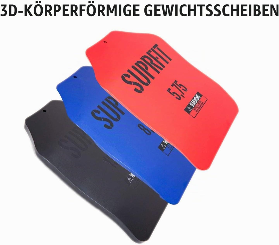 Suprfit Sigurd 3D Gewichtsscheiben Plates - Zusatzgewicht für Sigurd 3D Gewichtsweste, 1,7 kg, 2,6 k