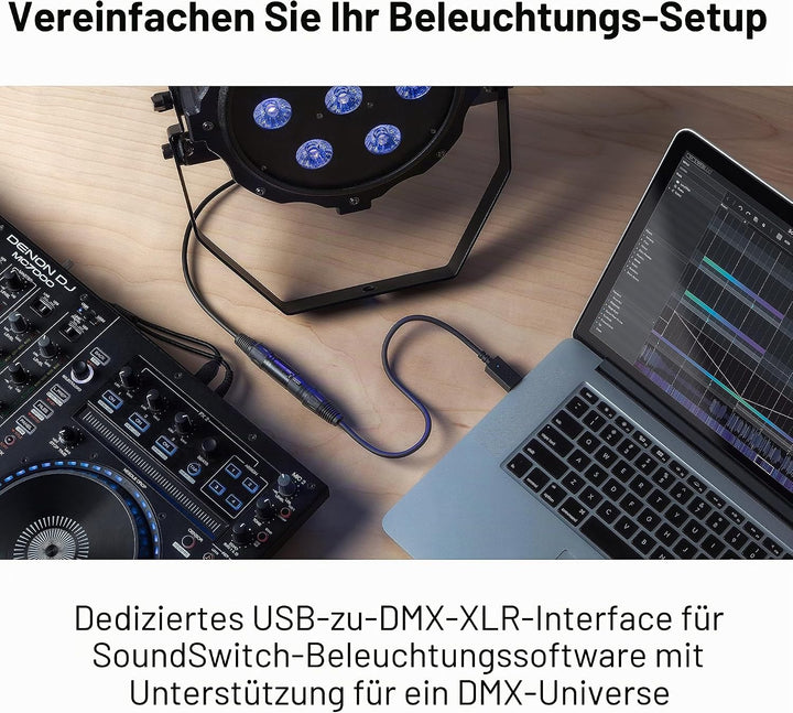 SoundSwitch Micro DMX Interface – Ultrakompaktes USB auf DMX Interface inklusive kostenloser Nutzung