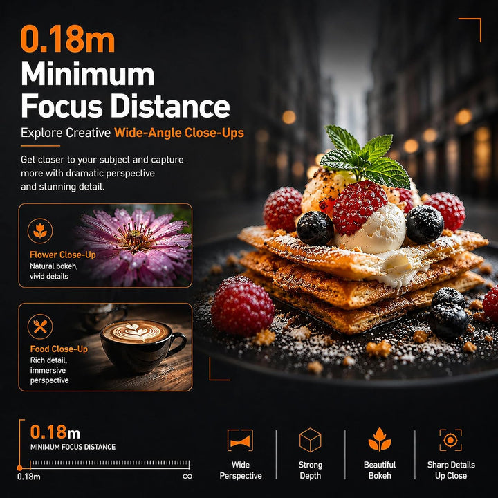 TTARTISAN 17mm F1.8 Air Autofokus Objektiv für Fuji X-Mount Kameras APS-C Weitwinkelobjektive mit Gr