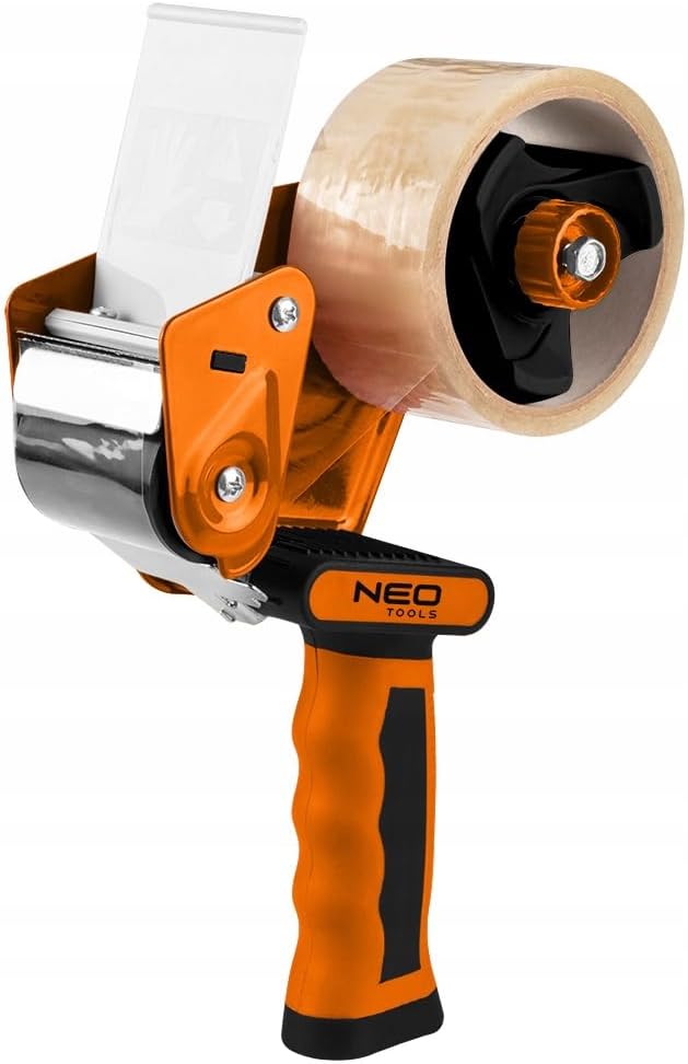 NEO TOOLS Klebeband-Handabroller | Paketbandabroller, Klebebandabroller, Paketklebeband Abroller für