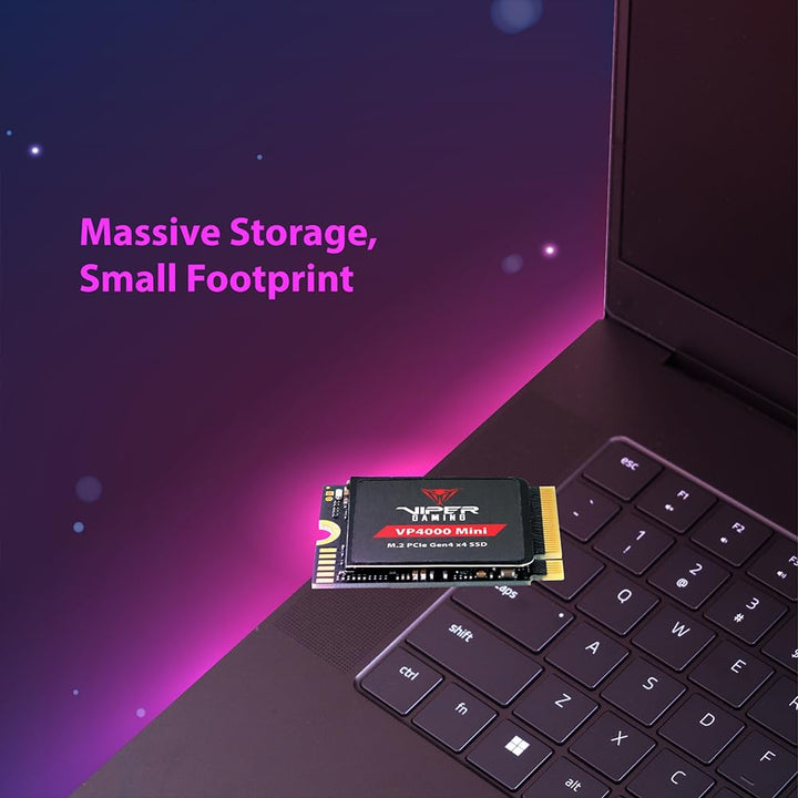 Patriot Memory Viper VP4000 Mini 500GB M.2 2230 PCIe Gen4 x4 SSD - Solid State Drive - VP4000M500GM2
