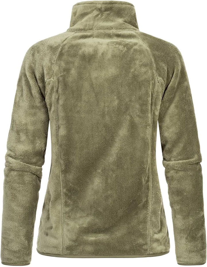 Geographical Norway Damen warme Übergangs Outdoor Fleecejacke mit Stehkragen bans production S Olive