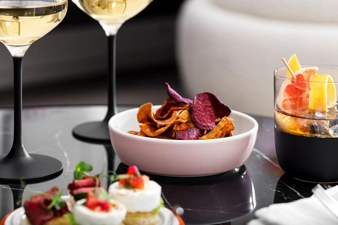 Villeroy & Boch - La petite Boule memphis, Geschirrset Porzellan, Schalenset, 5 tlg. Servier Set, 14