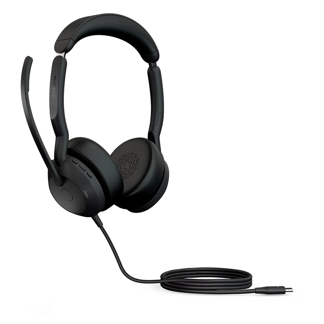 Jabra Evolve2 50 - Kabelgebundenes Stereo-Headset mit Jabra Air Comfort - Mikrofone mit aktiver Gerä