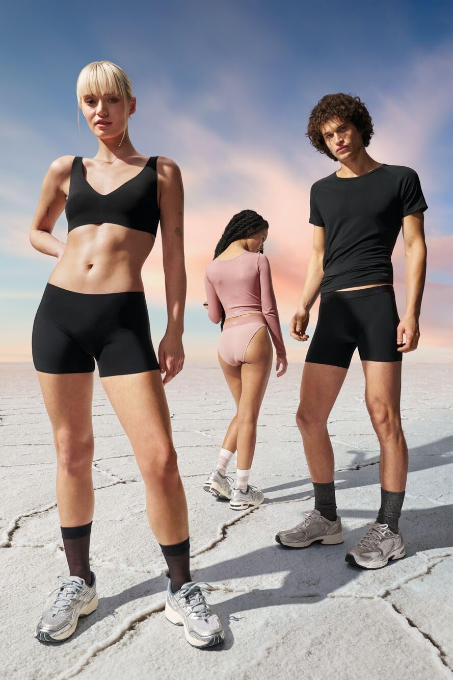 Sloggi - Zero Feel 2.0 - Damen - BH ohne Bügel - Breite Träger - Atmungsaktiv S Schwarz, S Schwarz