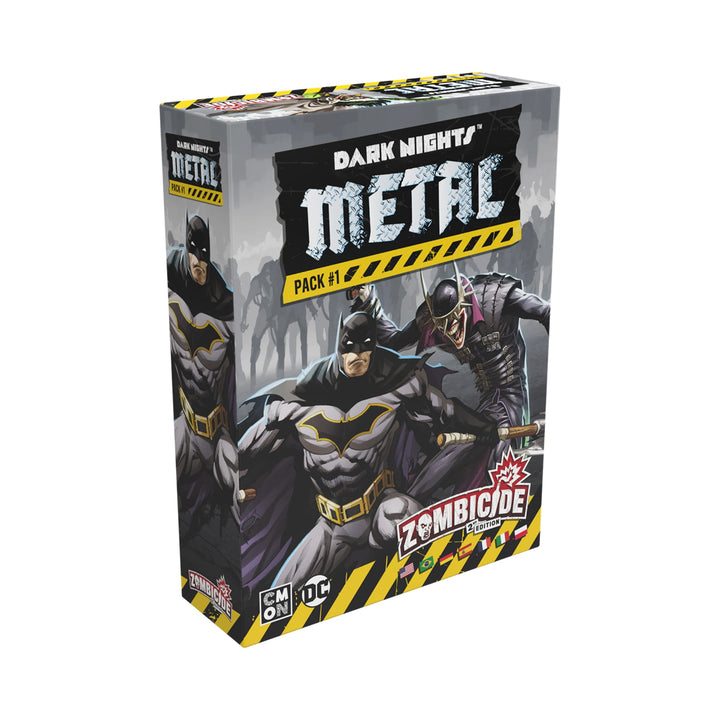 CMON, Zombicide 2. Edition – Batman Dark Nights Metal Pack 1, Miniaturen-Erweiterung, Kennerspiel, D