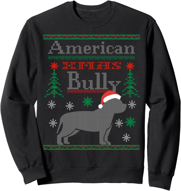 Weihnachten Ugly Christmas American Bully Sweatshirt