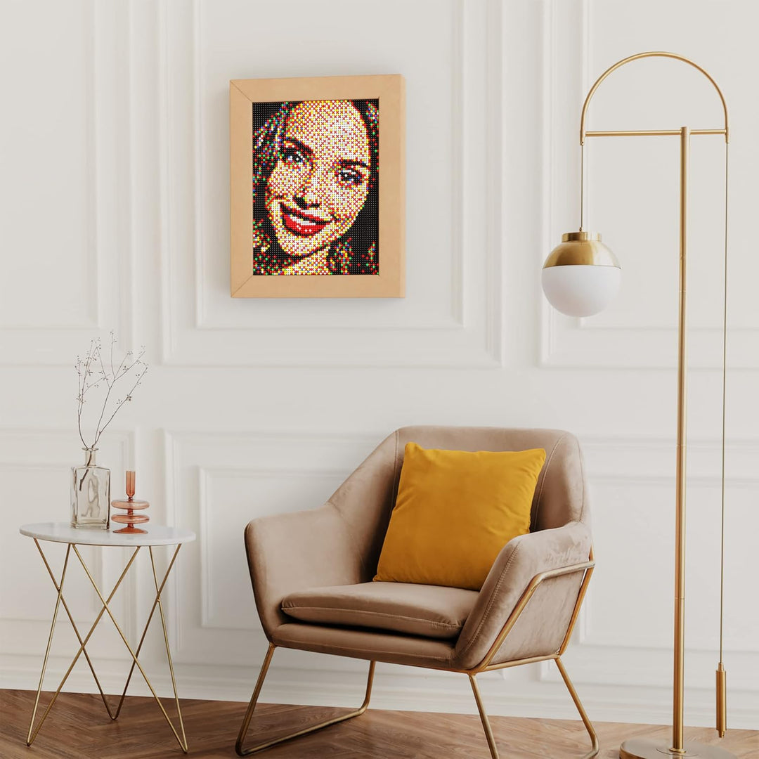 Quercetti Pixel Art 4 Selfie-Mosaik-Set – Verwandeln Sie jedes Foto in Mosaikkunst mit 4800 Klammern