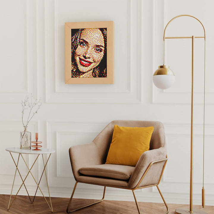 Quercetti Pixel Art 4 Selfie-Mosaik-Set – Verwandeln Sie jedes Foto in Mosaikkunst mit 4800 Klammern