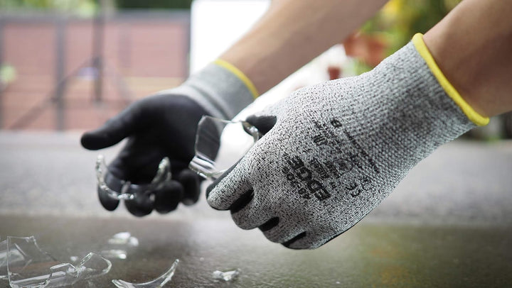 Ansell Edge 48-706 Arbeits-Handschuhe, Hoher Schnittschutz für Industrie-, Renovierungs- und Heimwer