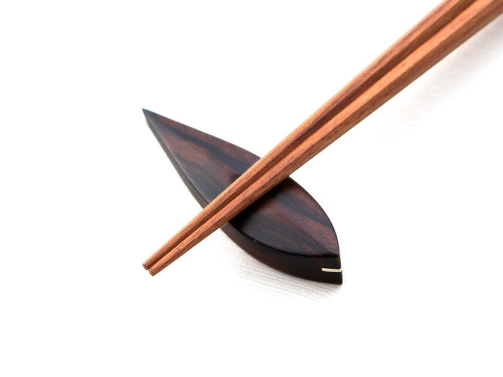 Essstäbchen Ablage Tsuyoi te ebony, Ebenholz